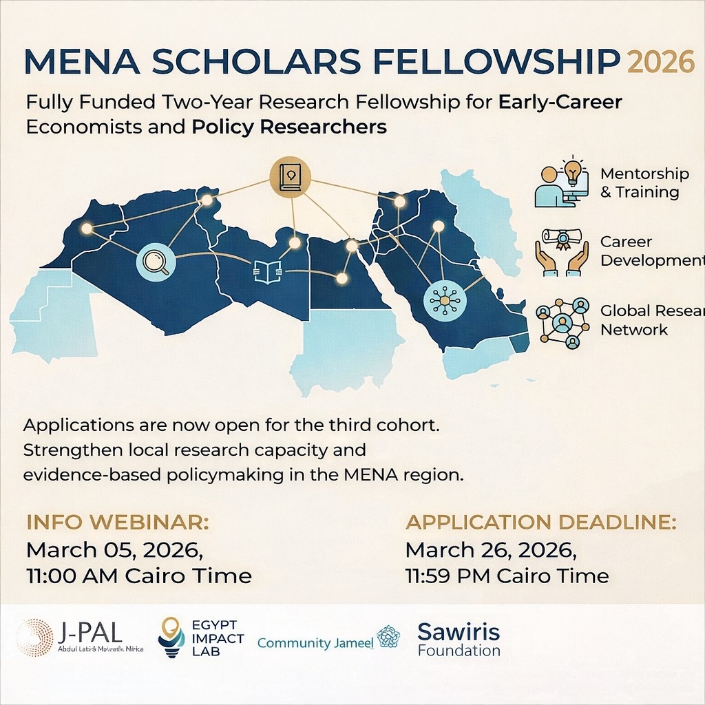 MENA Scholars Fellowship – Third Cohort (2026)
