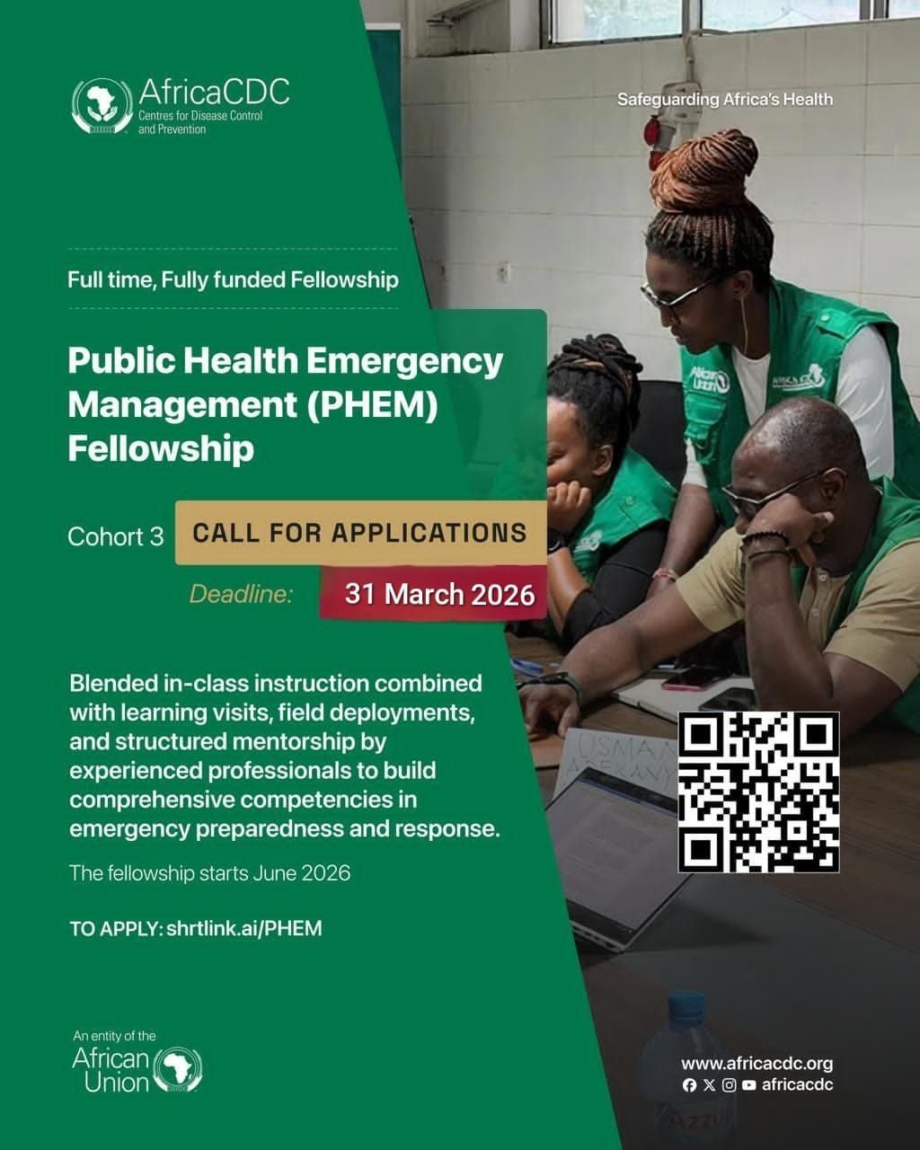 AFRICA CDC PUBLIC HEALTH EMERGENCY MANAGEMENT (PHEM) FELLOWSHIP – COHORT III